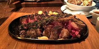 tomahak-steak-recommended dish from cut by wolf puck- Las Vegas